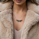 Ατσάλινο κολιέ Angel Wings με μοτίφ φτερά αγγέλου από χάντρες Miyuki – So Cute by Dimi