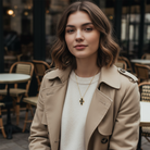 Black Cross Necklace – Κολιέ Σταυρός με Μαύρο Σμάλτο | So Cute by Dimi