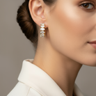 Ατσάλινα hoops Luna Glow με ζιργκόν σε χρυσό και ασημί – So Cute by Dimi