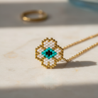 Κολιέ με Τριφύλλι & Μάτι Miyuki | Ατσάλι – So Cute by Dimi