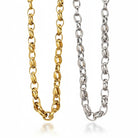 Chunky Loop Chain Necklace – Ατσάλινο Κολιέ με Χοντρούς Κρίκους | So Cute by Dimi