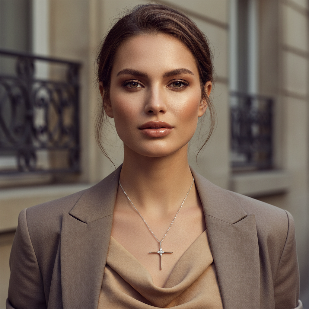 Starlume Necklace – Κολιέ Αστέρι με Ζιργκόν σε Ασημί | So Cute by Dimi