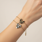 Βραχιόλι “Wild Heart” – Miyuki Καρδιά Animal Print | Ατσάλι - So Cute by Dimi