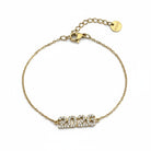 Delicate stainless steel 2026 crystal bracelet in gold and silver – So Cute by Dimi.