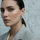 Ατσάλινα hoops Luna Glow με ζιργκόν σε χρυσό και ασημί – So Cute by Dimi