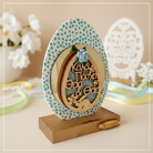 Χειροποίητο Πασχαλινό Γούρι Αυγό με Υφασμάτινη Επένδυση – Προσωποποιημένο | So Cute by Dimi