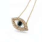 Κολιέ Shiny Eye με στρας & χάντρες – So Cute by Dimi