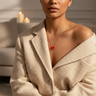 Ατσάλινο κολιέ με καρδιά Miyuki και 3 χρυσές χάντρες.  Διαθέσιμο σε 3 χρώματα στο So Cute by Dimi.