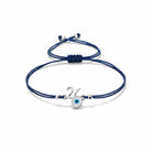 Ανδρικό βραχιόλι-γούρι 2026 με μάτι και κορδόνι σε τέσσερα χρώματα. So Cute by Dimi