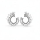 Statement σκουλαρίκια με πέρλες και στρας σε χρυσό και ασημί, So Cute by Dimi.