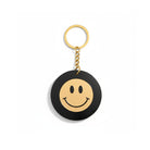 Plexiglass smiley keychain So Cute By Dimi – gold & silver mirror