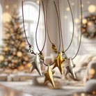 Κολιέ γούρι 2026 με αστέρι από ζαμάκ και κορδόνι αυξομείωσης – So Cute by Dimi