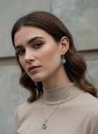 Crystal Dot Earrings – επίχρυσα σκουλαρίκια με κρύσταλλο 3 εκ. – So Cute by Dimi