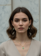 Crystal Dot Earrings – επίχρυσα σκουλαρίκια με κρύσταλλο 3 εκ. – So Cute by Dimi