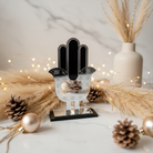 Επιτραπέζιο γούρι χεράκι από καθρέφτη plexiglass, χειροποίητο, διακοσμητικό So Cute by Dimi