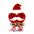 Επιτραπέζιο γούρι Christmas Pop Ho Ho Ho από plexiglass σε σχήμα καρδιάς με σκούφο Άι Βασίλη – So Cute by Dimi