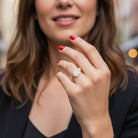 Crystal Angel Ring – Ατσάλινο Δαχτυλίδι με Φτερό Αγγέλου & Ζιργκόν | So Cute by Dimi