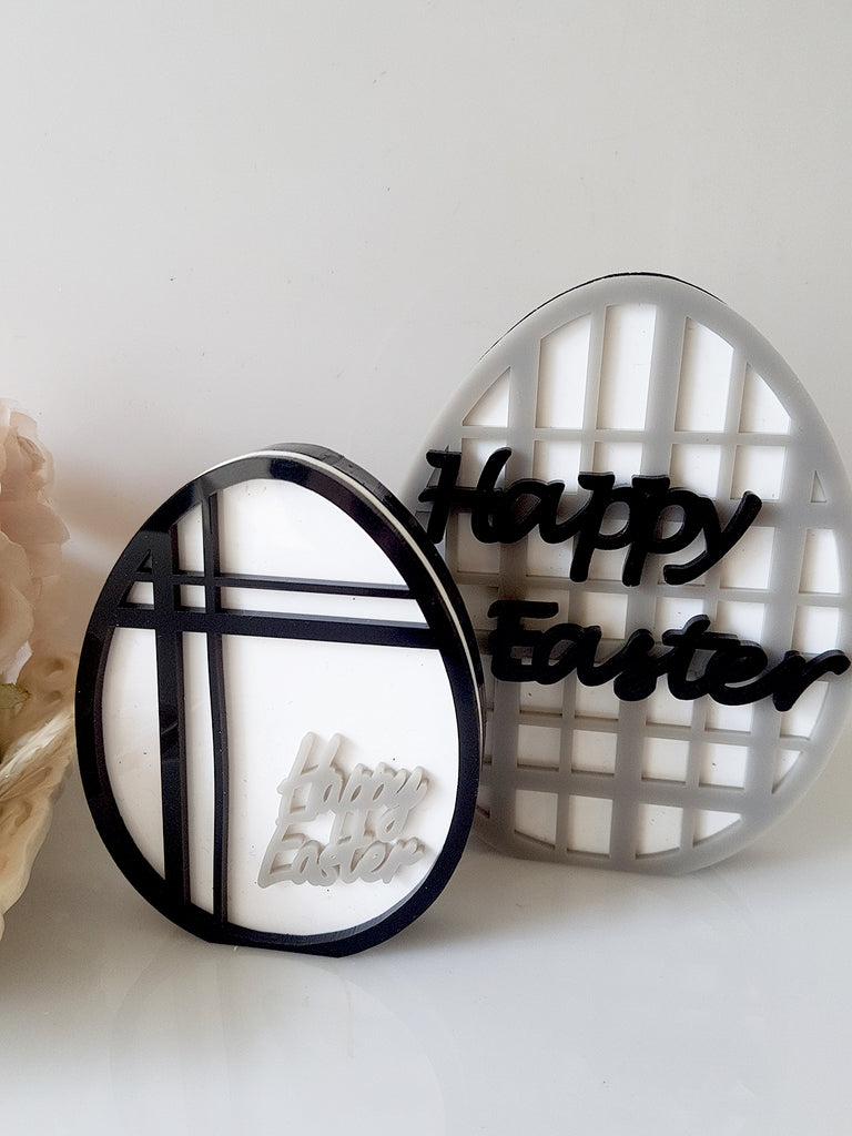 Επιτραπέζιο γούρι με πλέγμα Happy Easter - So Cute by Dimi