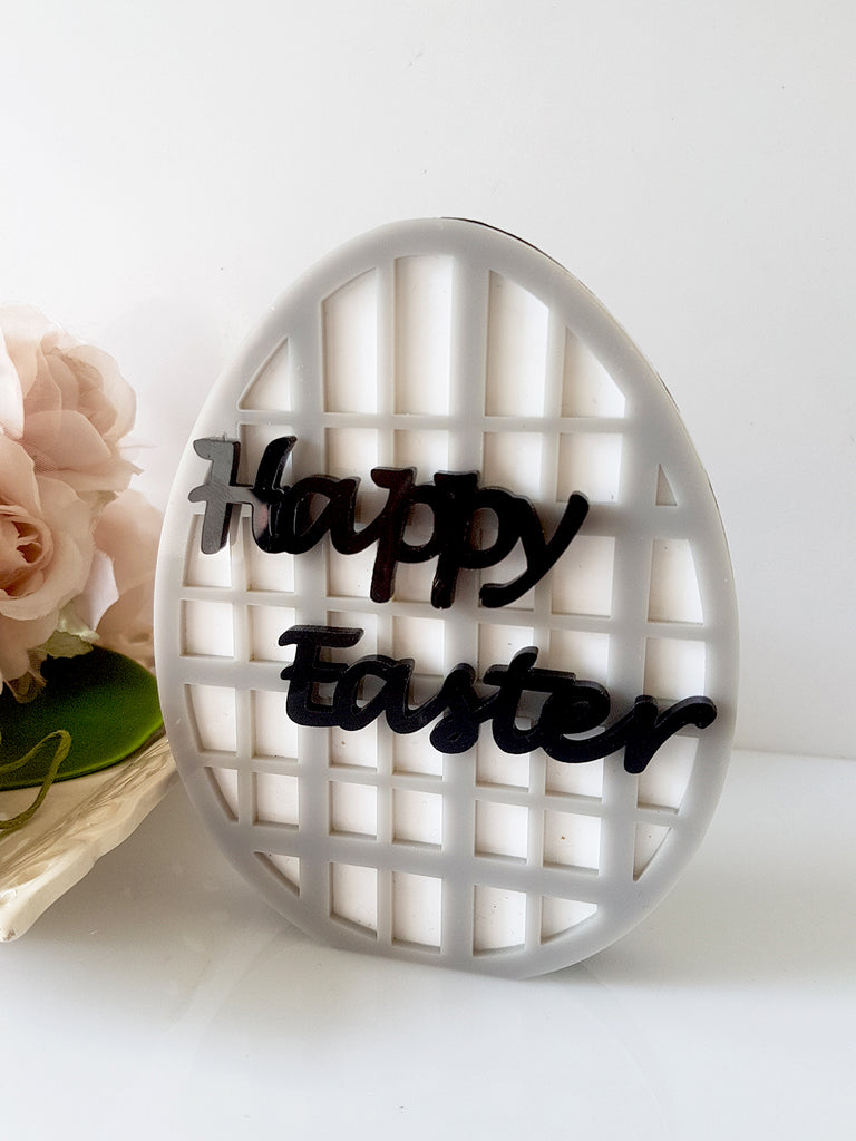 Επιτραπέζιο γούρι με πλέγμα Happy Easter - So Cute by Dimi
