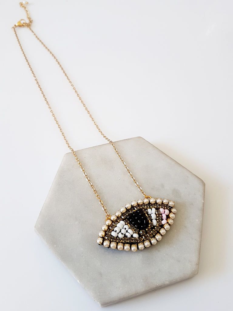 Κολιέ Pearly Eye - So Cute by Dimi