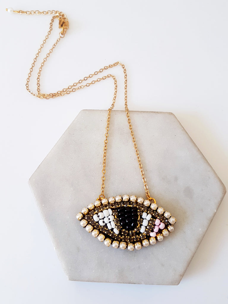 Κολιέ Pearly Eye - So Cute by Dimi