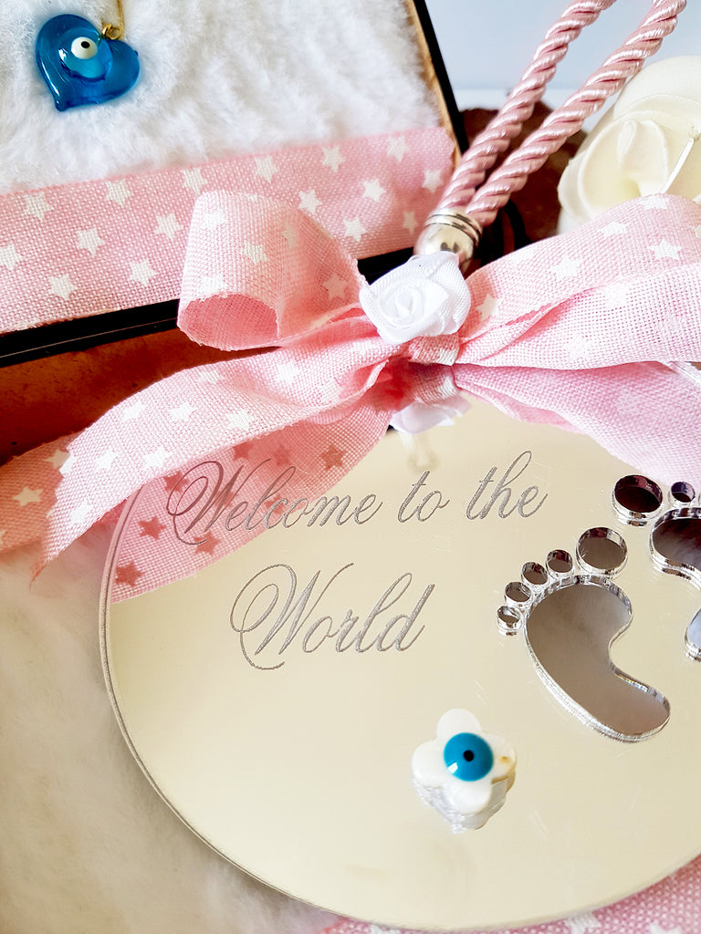 Γούρι νεογέννητου "Welcome to the world" - So Cute by Dimi