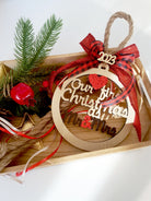 Κρεμαστό γούρι 1st Christmas as Mr&Mrs - So Cute by Dimi