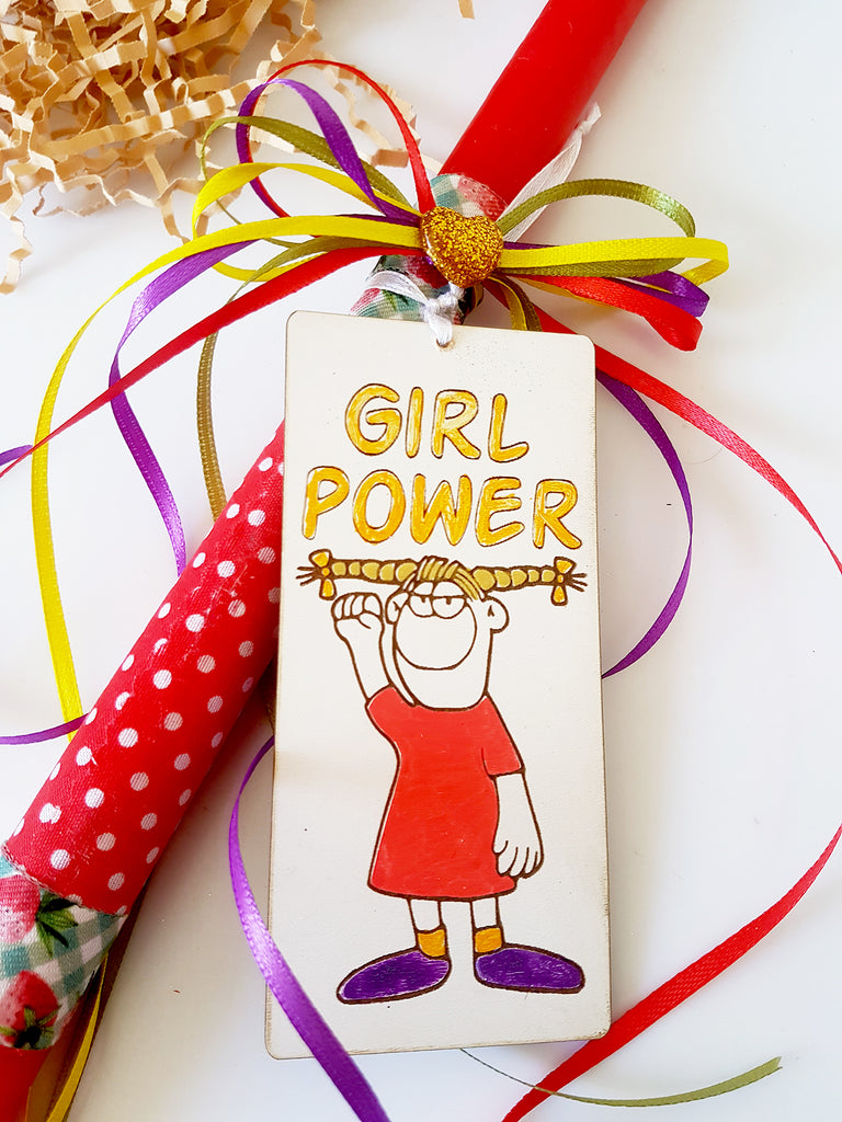 Λαμπάδα "Power Girl" - So Cute by Dimi