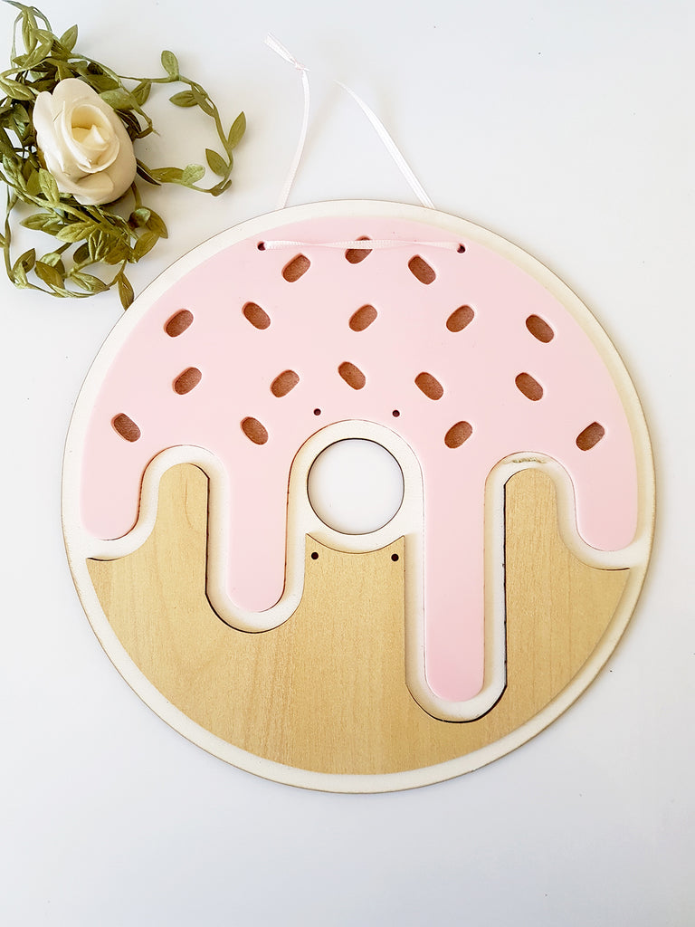 Πασχαλινό σετ δώρου Donut με Κάδρο και Λαμπάδα - So Cute by Dimi