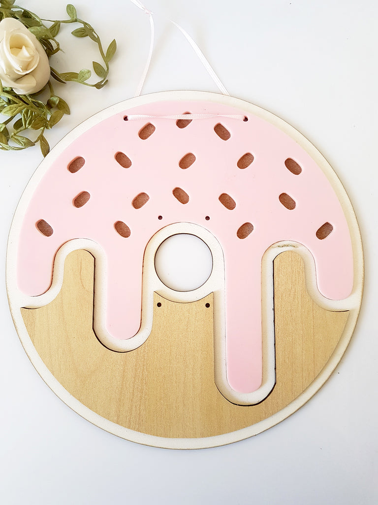 Πασχαλινό σετ δώρου Donut με Κάδρο και Λαμπάδα - So Cute by Dimi