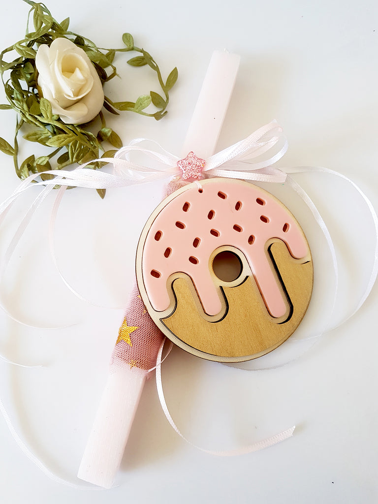 Λαμπάδα Donuts - So Cute by Dimi