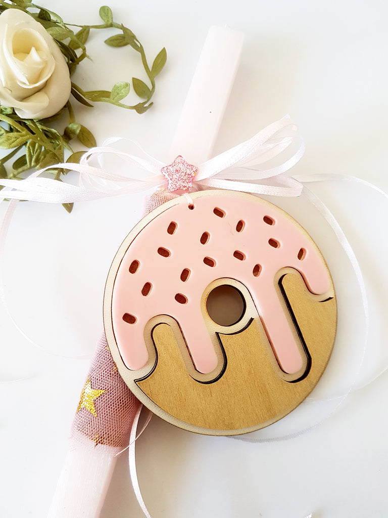 Λαμπάδα Donuts - So Cute by Dimi