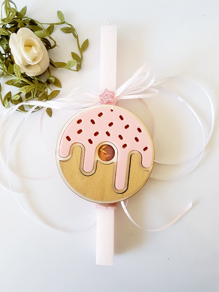 Λαμπάδα Donuts - So Cute by Dimi