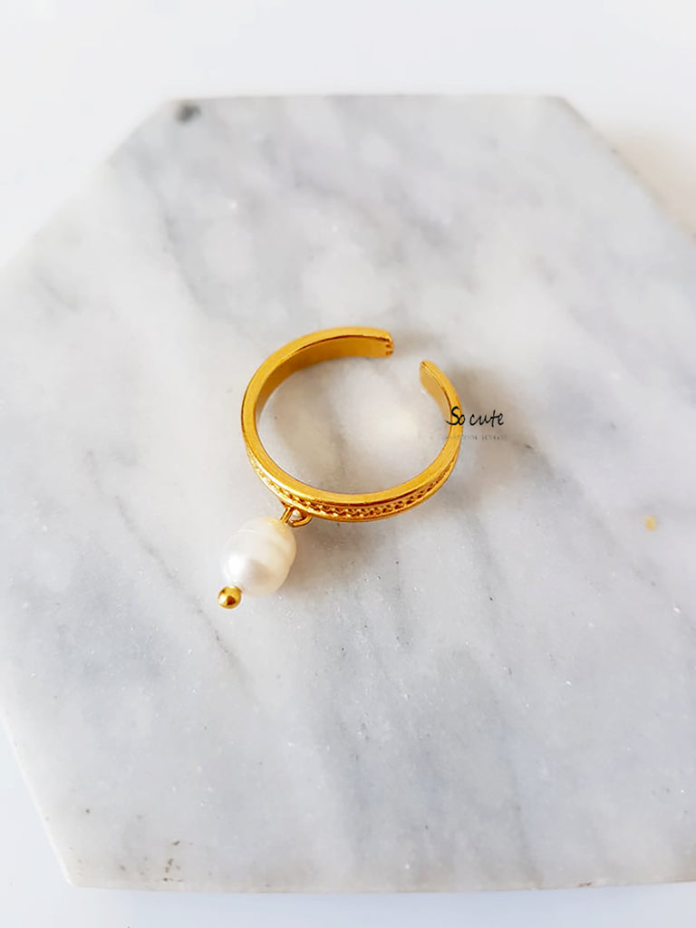 Natural pearl ring - So Cute by Dimi