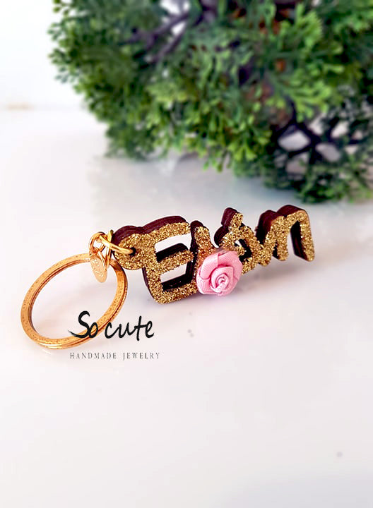 Μπρελόκ μίνι γυναικείο όνομα - socutebydimi