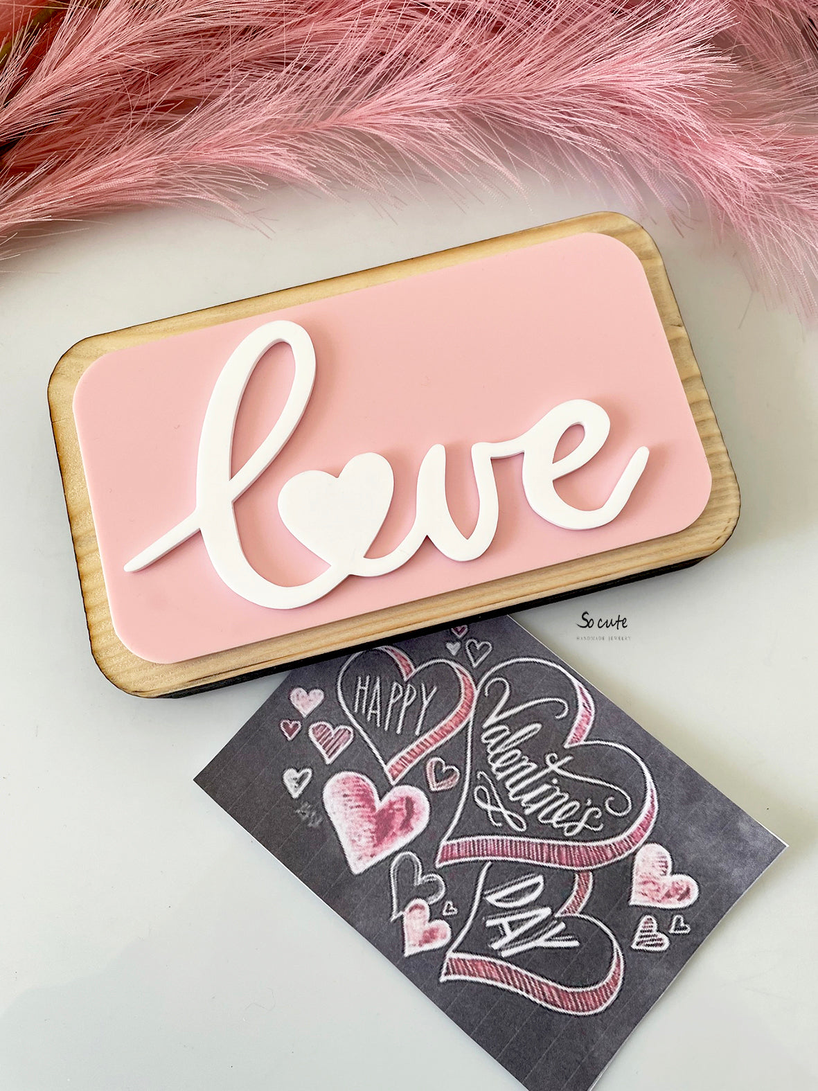 Επιτραπέζιο γούρι LOVE - So Cute by Dimi